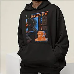 The Weeknd Hoodies – The Weeknd Dawn FM Vintage Pullover Hoodie