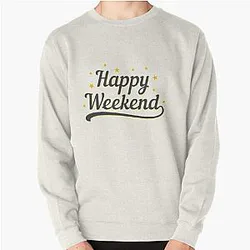 The Weeknd Sweatshirts - Happy Weekend Pullover Sweatshirt RB3006