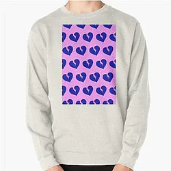 The Weeknd Sweatshirts - Blue Heartless Pattern Pullover Sweatshirt RB3006