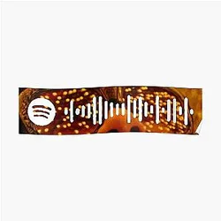 The Weeknd Posters - After Hours Album Art Spotify Code Weeknd Poster RB3006