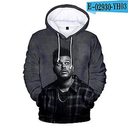 New The Weeknd 3D Print Pullover Hoodie