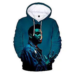 Fashion The Weeknd 3D Print Hoodie