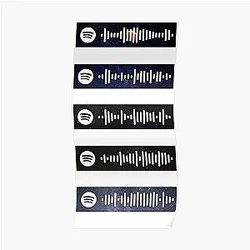 The Weeknd Posters - Spotify Scan Codes Poster RB3006