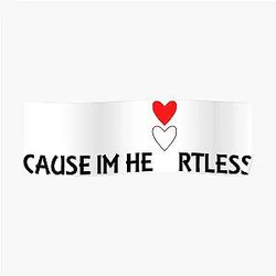 The Weeknd Posters - Cause Im Heartless  Poster RB3006