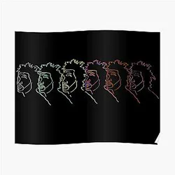 The Weeknd Posters - Silhouette Illustration Poster RB3006