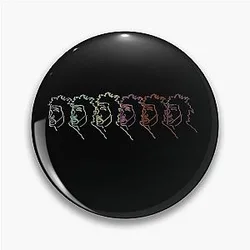 The Weeknd Pins - Silhouette Illustration Pin RB3006