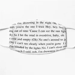 The Weeknd Face Masks - Blinding Lights Flat Mask RB3006