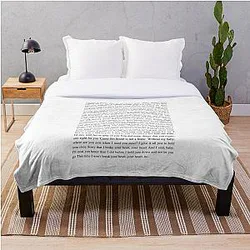 The Weeknd Bedding Sets - After Hours Throw Blanket RB3006
