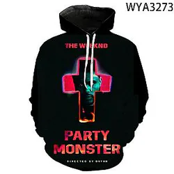 Singer The Weeknd Printed 3D New Fashion Hoodie