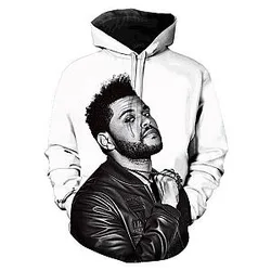 Singer The Weeknd 3D Print Hip Hop Hoodie