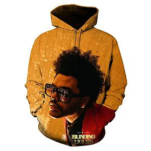 Rapper Hiphop The Weeknd 3D Print Fashion Hoodie