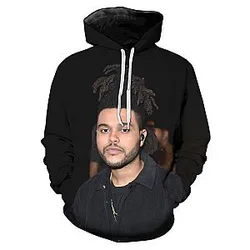 Rapper The Weeknd 3D Print Hip Hop Hoodie