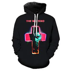 Rapper The Weeknd 3D Print Casual Hoodie
