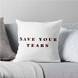 The Weeknd Pillows - Save your tears The Weeknd Throw Pillow RB3006
