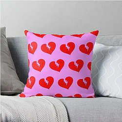 The Weeknd Pillows - Red Heartless Pattern Throw Pillow RB3006