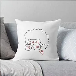 The Weeknd Pillows - The Weeknd "Save Your Tears” Throw Pillow RB3006