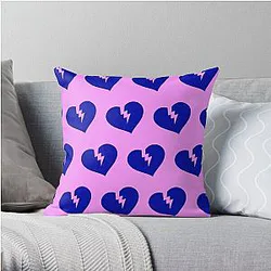 The Weeknd Pillows - Blue Heartless Pattern Throw Pillow RB3006