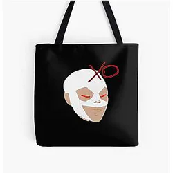 The Weeknd Bags - The Weeknd Mask All Over Print Tote Bag RB3006