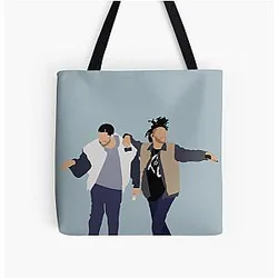 The Weeknd Bags - Drake &amp; The Weeknd All Over Print Tote Bag RB3006