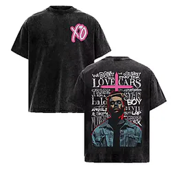 Love Cars DTNK0910 Washed The Weeknd T-Shirts