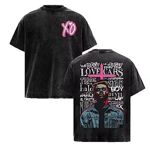 Love Cars DTNK0910 Washed The Weeknd T-Shirts