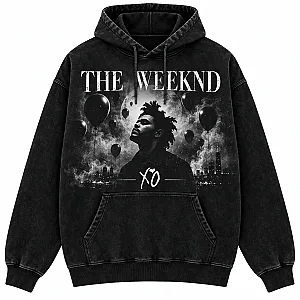 XO Retro 80s DTNK3010 Washed The Weeknd Hoodies
