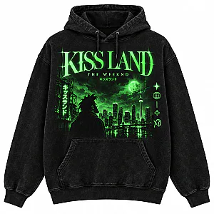 Kiss Land DTNK3010 Washed The Weeknd Hoodies