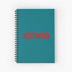 The Weekend Notebooks - xotwod (red) Spiral Notebook