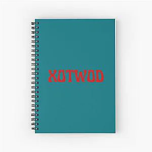 The Weekend Notebooks - xotwod (red) Spiral Notebook