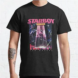 The Weeknd T-Shirts - The Weeknd Starboy t-shirt Classic T-Shirt RB3006