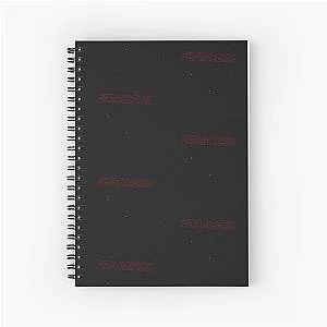 The Weekend Notebooks - Fearless Liquid Glitch Text Spiral Notebook