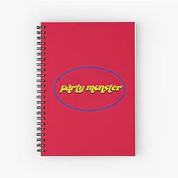 The Weekend Notebooks - party monster Spiral Notebook