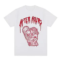 The Weeknd T-shirts - Kiss After Hours Graphic Printed New T-shirt