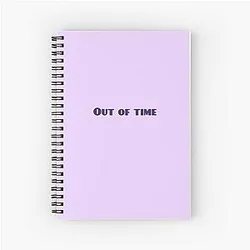 The Weekend Notebooks - Out of time Spiral Notebook