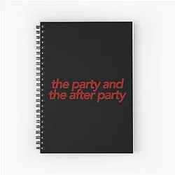 The Weekend Notebooks - the party and the after party Spiral Notebook