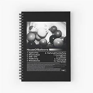 The Weekend Notebooks - List of Song Spiral Notebook