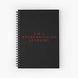 The Weekend Notebooks - I'm a stargirl Spiral Notebook