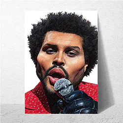 The Weeknd creates smooth hypnotic melodies The Weeknd Posters