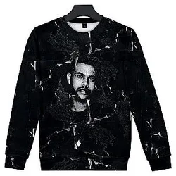 The Weeknd Sweatshirts - Vintage The Weeknd Collage Graphic Sweatshirt
