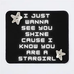 The Weeknd Mouse Pads - Iconic Stargirl Illustration Mouse Pad