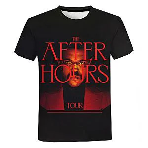 The Weeknd T-shirt - 3D Print Unisex Fashion Casual Short Sleeve T-shirt