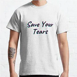 The Weeknd T-Shirts - Save Your Tears Classic T-Shirt RB3006