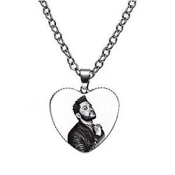 The Weeknd Chain Necklace - Trendy Art Photo Glass Cabochon Pendant Necklace