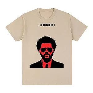 The Weeknd 90s Vintage T-shirts - Retro Graphic Cotton T-shirt