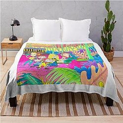 The Wild Thornberrys Nickelodeon cartoon with interesting journey of the characters Throw Blanket