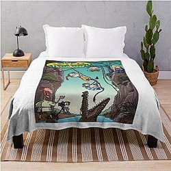 The Wild Thornberrys Trippy Forest Cartoon With Interesting Journey of Characters Funny Throw Blanket