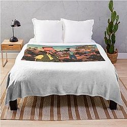 The Wild Thornberrys cartoon with the characters Donnie having a journey Around funny Throw Blanket