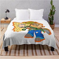 Debbie Thornberry The Wild Thornberrys Family Cartoon with Characters Throw Blanket
