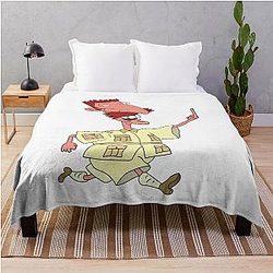 Angry Nigel The Wild Thornberrys cartoon with interesting journey of the characters funny throw blanket