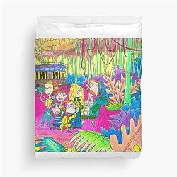The Wild Thornberrys Nickelodeon Forest Cartoon With Interesting Journey of the Characters Funny Duvet Cover